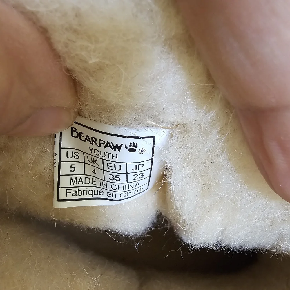 New BearPaw Elle Exotic Youth Pink Glitter, size US 5 - Picture 14 of 14